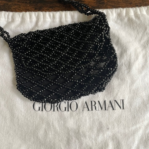 Giorgio Armani mini handbag beaded crossbody - Picture 1 of 3